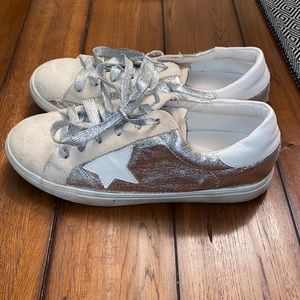 Women’s golden inspired sneakers